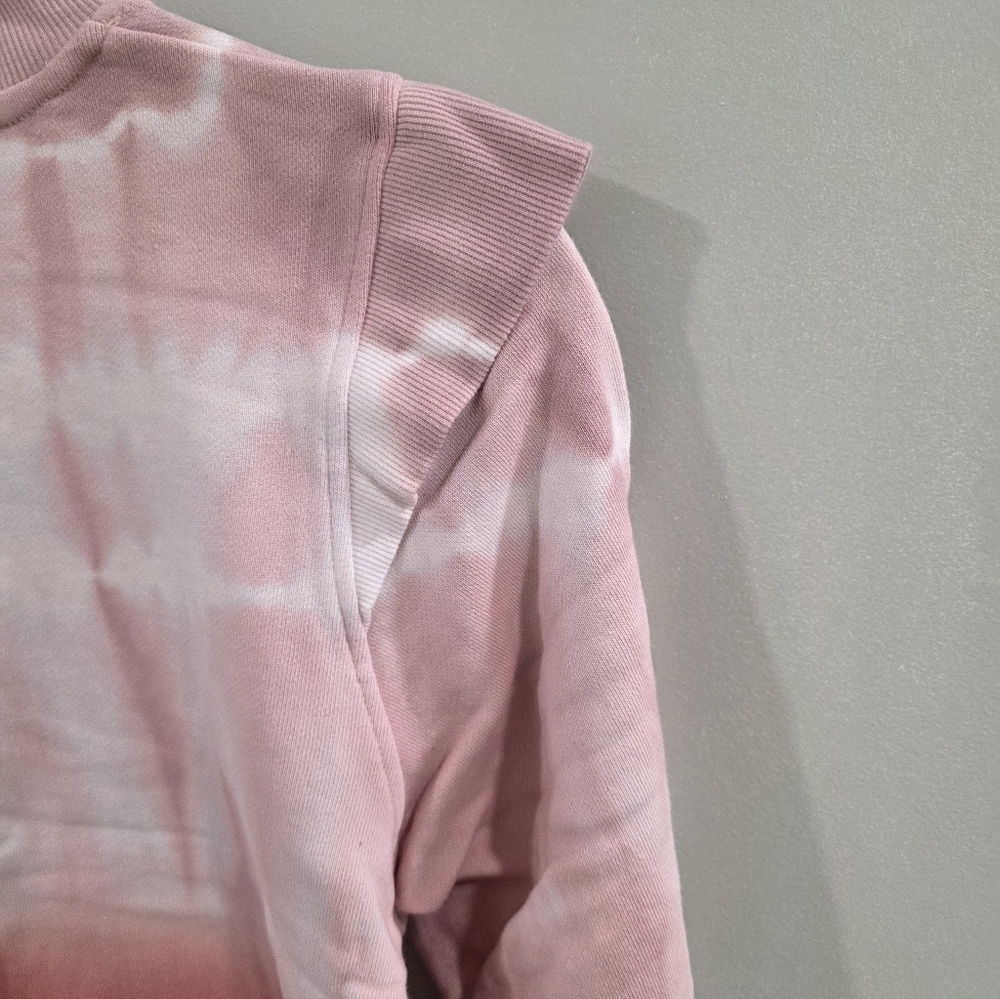 525 America Rose Clay Multi Dip French Terry Varsity Jacket - Picture 4 of 5